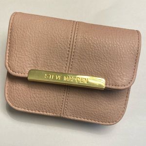 Steve Madden Women French Wallet Small Accordion Dusty Rose